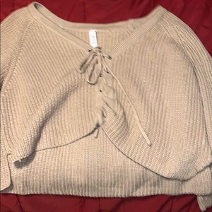 Cropped sweater